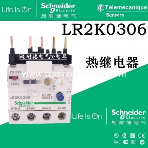 Authentic Schneider Schneider thermal relay LR2K0306 LR2-K0306 0.8-1.2A