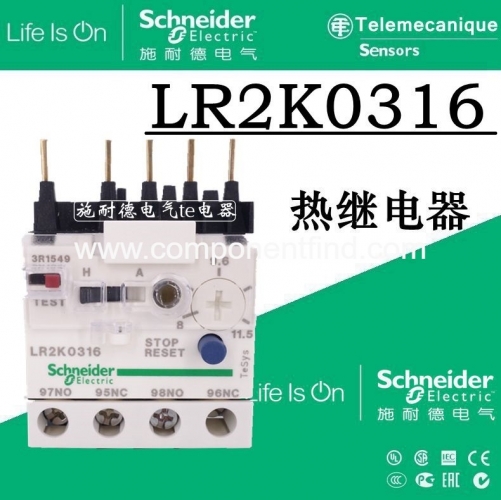 Authentic Schneider Schneider thermal relay LR2K0316 LR2-K0316 8-11.5A