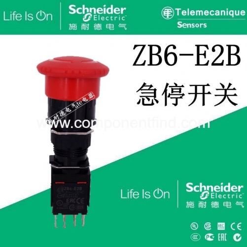 [Authentic] Schneider Emergency Stop Switch Small Emergency Stop Button ZB6-E2B ZB6-E1B ZB6-Y009