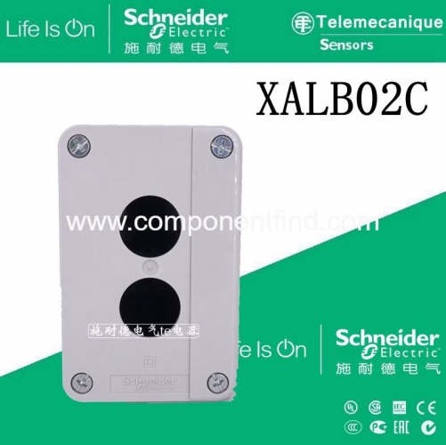 [Authentic] Schneider Schneider two-hole button box XALB02C XAL-B02C