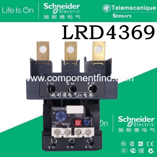 Schneider (France) thermal overload relay LRD4369 LR-D4369 110-140A