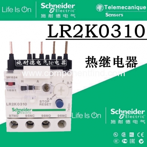 Original imported Schneider thermal overload relay LR2K0310LR2-K0310 2.6-3.7A