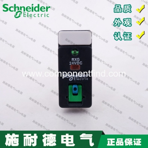 Schneider RXG interface relay RXG12BD 1CO 24VDC with test rod with LED