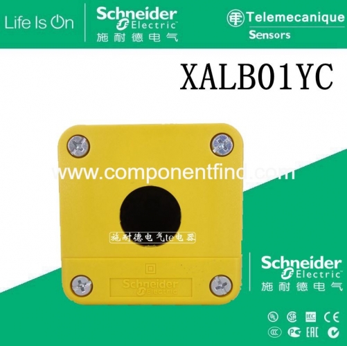 Authentic Schneider yellow button box emergency stop button control box XALB01YC XAL-B01YC
