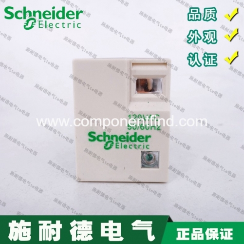 Schneider small intermediate relay RXM4LB2F7 AC120V 14 feet