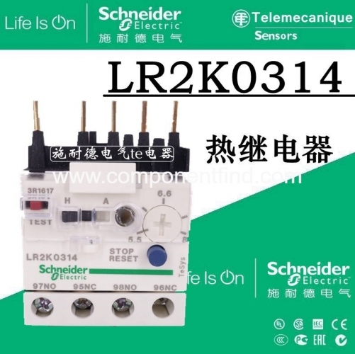 Authentic Schneider Schneider thermal relay LR2K0314 LR2-K0314 5.5-8A