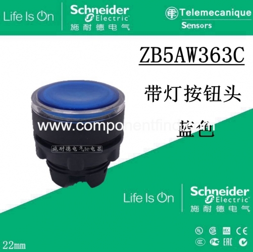 Schneider illuminated button head ZB5AW363C ZB5-AW363C