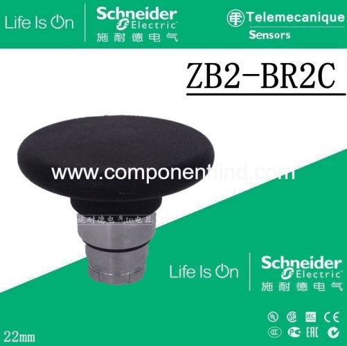 Schneider mushroom head reset button ZB2BR2C ZB2-BR2C 60MM black