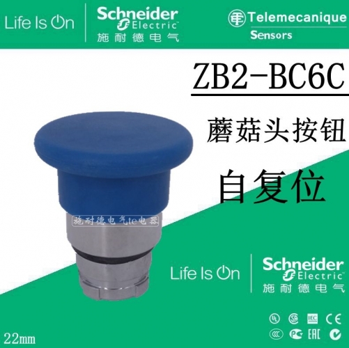 Schneider button head blue mushroom head button head ZB2BC6C ZB2-BC6C