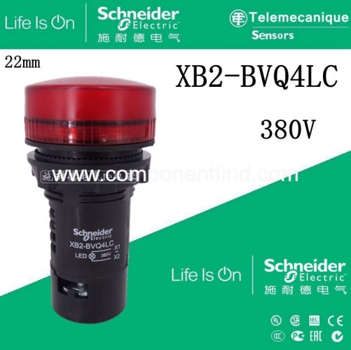 Authentic Schneider 22mm indicator XB2-BVQ4LC 380V red