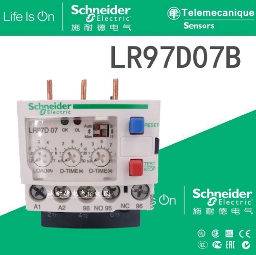 Authentic Schneider electronic thermal overload RELAY LR97D07B AC/DC24V