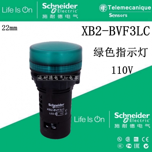 Authentic Schneider indicator 110V XB2BVF3LC XB2-BVF3LC