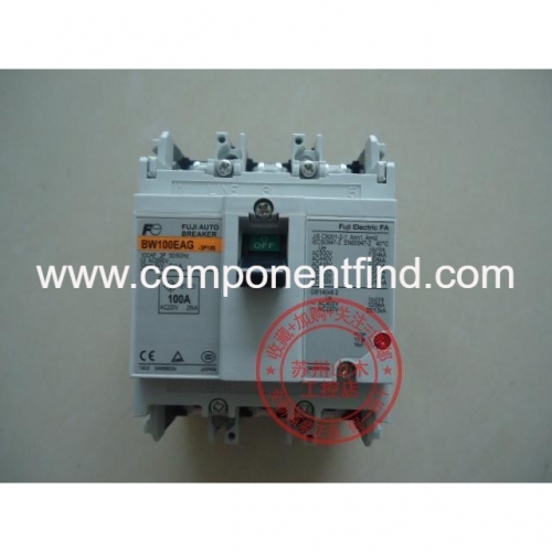 Original Japanese Fuji Molded Case Circuit Breaker Air Open BW100EAG 3P 100A BW100EAG-3P100