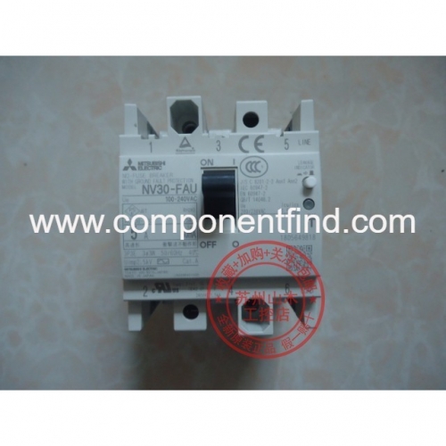 New original authentic Japanese - circuit breaker - leakage switch NV30-FAU 3P 5A