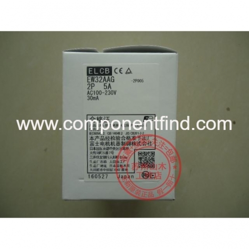 [Take a penalty of ten] imported from Japan FUJI Fuji leakage circuit breaker EW32AAG-2P005B 5A