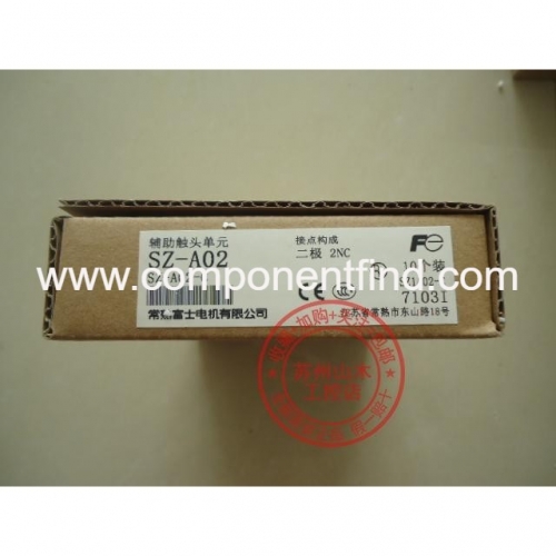 Top-mounted auxiliary contact unit SZ-A02 two-pole 2NC Changshu Fuji SZ1A02-C original genuine contacts