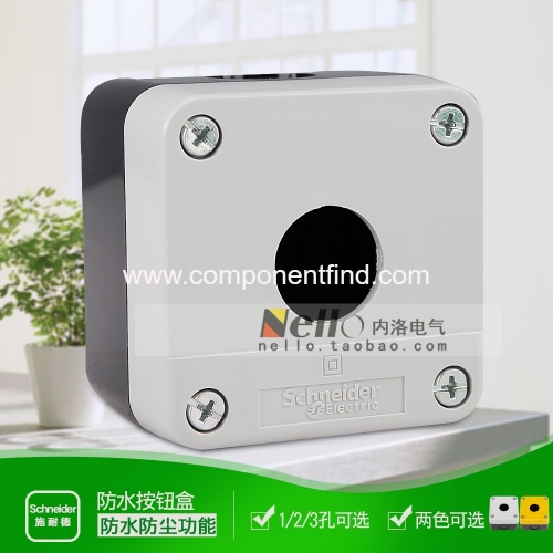 Genuine Schneider button box single hole 22mm XAL-B01C IP65 waterproof button switch control box 1 hole