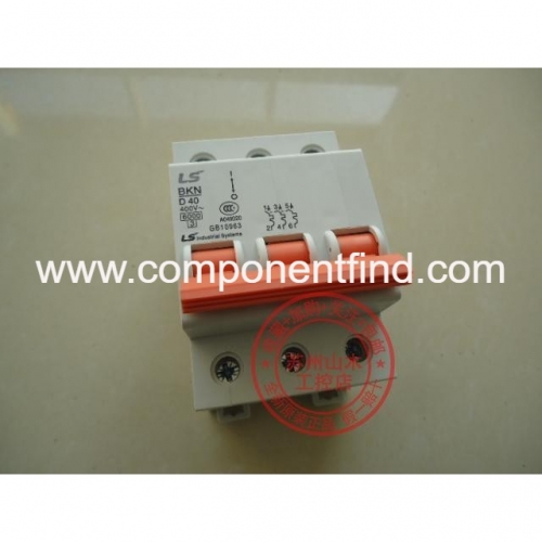 Original Korean LG LS power generation (Wuxi) small circuit breaker BKN 3P D40A three-phase air switch