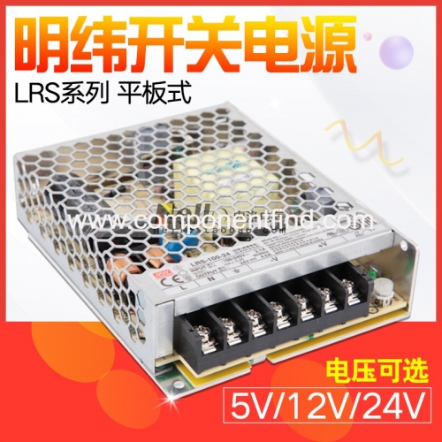 Taiwan Mingwei switching power supply 24v NES-100-24 4.5A 100W flat switching power supply 12v 350w