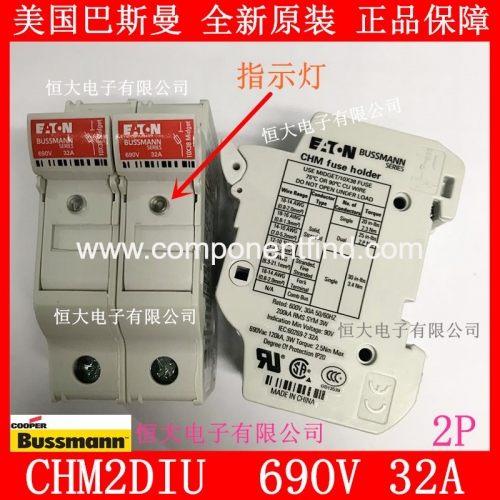 American Bassman CHM2DIU fuse holder imported insurance seat with lamp 10*38mm 600V 32A
