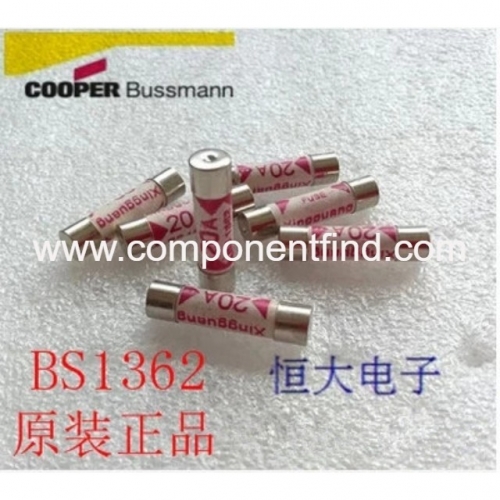 Original imported Bussmann British ceramic fuse/wire fuse 6*25mm BS1362 2A 3A 5A 1A  20A 15A 10A 13A