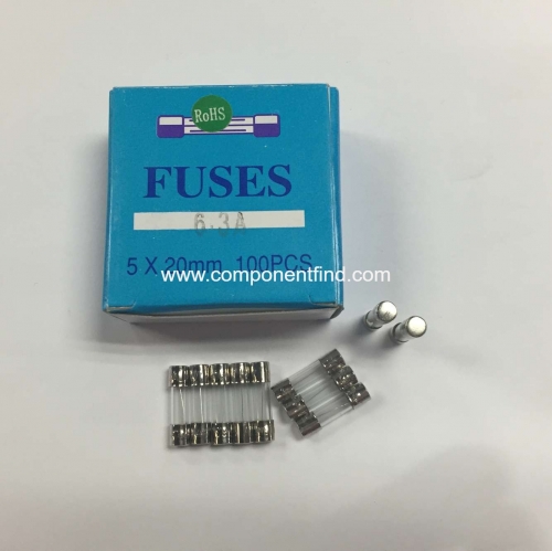6*30mm glass fuse tube high quality fuse tube 6*30 2A 250V 1 box of 100