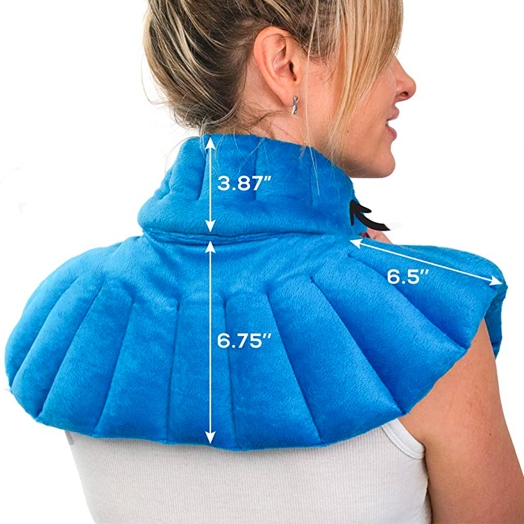 Microwavable Moist Heating Pad For Neck And Shoulder Weighted Neck