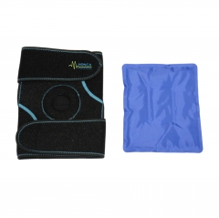 Knee gel pack wrap