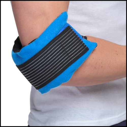 Eisstiefel-Wrap Für Pferde - Wiederverwendbare Kühlbandage 43 X 43 Cm Mit Gel-Pad Für Beine, Sehnen, Knie