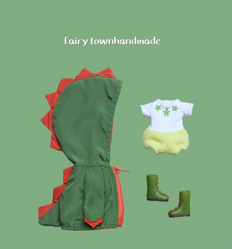The little dinosaur raincoat suit for Holala【three colors】