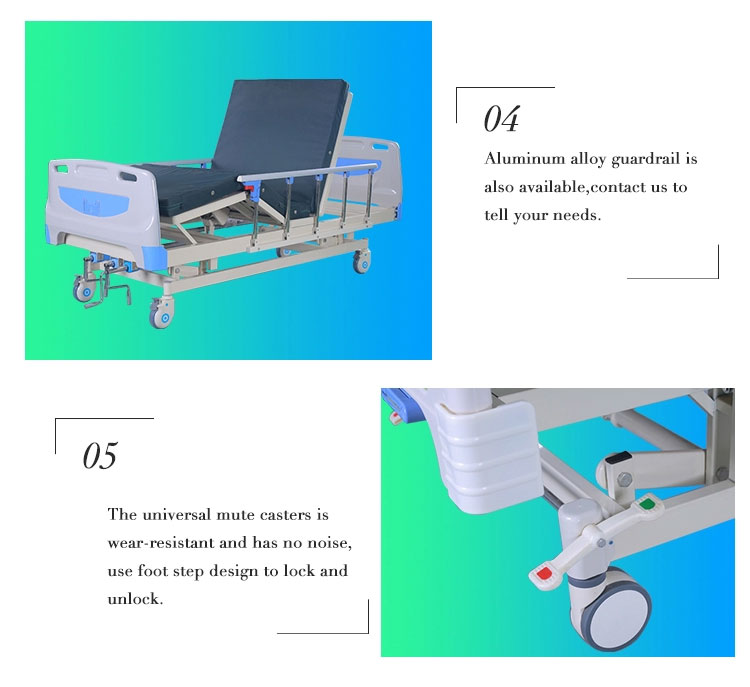 Electric ICU Hospital Bed with weighing system, Multifunction Electric