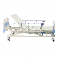 Manual five functions ICU hospital bed