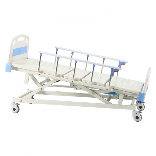 Manual five functions ICU hospital bed