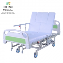 Electric multi-functional nursing turning-over bed for the elderly with bedband and toilet bed for family maintenance