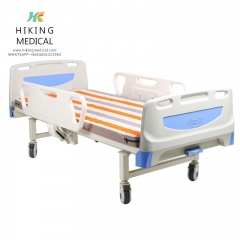 Full Epoxy Powder Coated One Crank Manual Hospital Folding Bed For Patient