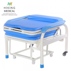 China Hospital Furniture Multi-Function Folding Accompany Comfortable Sleeping Chairs Convertible Attendant Bed