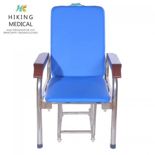 China Luxurious Medical Foldable Recliner Chair For Hospital/Pharmacy/Nursing Home Patient Attendant Chair Price