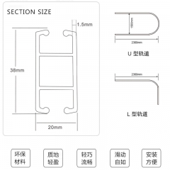 aluminum hospital curtain rail hardware metal ceiling mount bendable tracks system privacy curved room bed curtain track