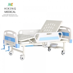 2 Functions patient adjustable Hospital Furniture Medical Equipment two Cranks manual beds for Patient