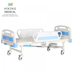 2 Functions patient adjustable Hospital Furniture Medical Equipment two Cranks manual beds for Patient