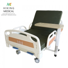 Hot Selling Medical Double Function Manual Hospital Bed for Patients