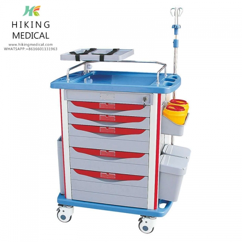 FDA Approved Function Medical ABS Contents Of Emergency Trolley Definition For Hospital