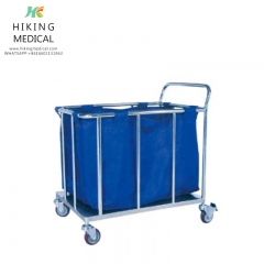 HK-WT04Hospital ABS plastic waste collecting trolley for factory in china