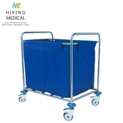 HK-WT05Hospital ABS plastic waste collecting trolley for factory in china