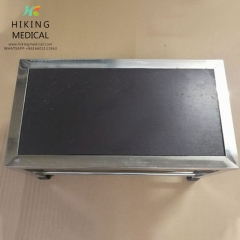 Stainless steel double-deck footstool footstool inspection footstool hospital stainless steel pedal