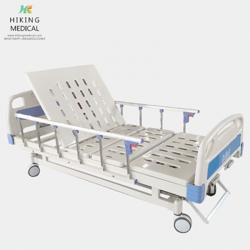 Adjustable Nursing 3 Crank Functions Manual Medical Hospital Bed