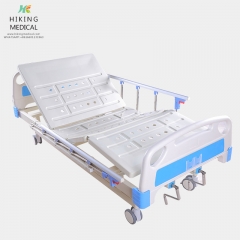 Two functions manual care bed with cranks