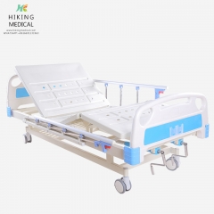 Two functions manual care bed with cranks