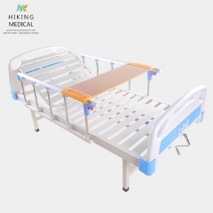 China Manufacturer Cheap Price One Function Medical Manual Single Crank Patient Hospital Beds