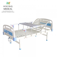 collapsible steel single crank Function Medical Manual Bed For Hospital